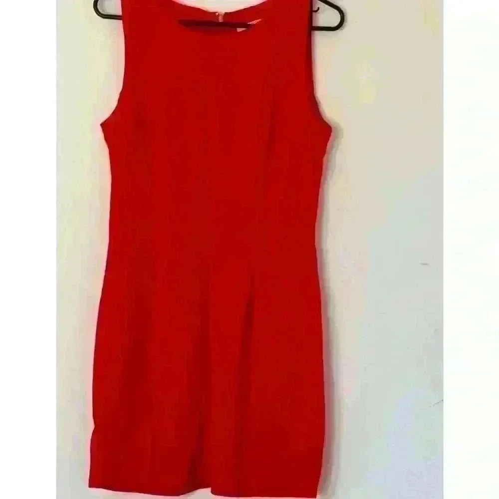 BB Dakota Bright red dress Size 4 - Picture 2 of 4